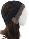 Short Cute Natural Brown Bob Synthetic Lace Front Wig - FashionLoveHunter
