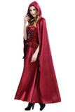 Women Christmas Long Dress for Little Red Riding Hood Cosplay Costume
