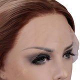 New Orange Wavy Autumn-Winter Synthetic Lace Front Wig