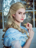 Long Ash Blonde #M16/613 Wave Synthetic Lace Front Wig - FashionLoveHunter
