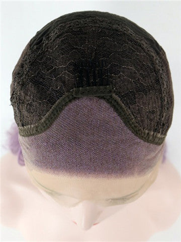 Long Lilac Purple Wave Synthetic Lace Front Wig - FashionLoveHunter