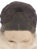 Dark Root To More Light Mint Green Ombre Straight Long Synthetic Lace Front Wig - FashionLoveHunter