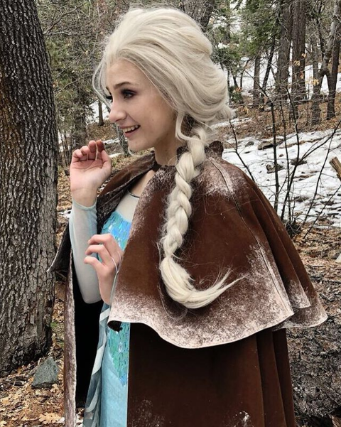 Princess Elsa Ash Blonde Glueless Lace Front Wigs - Imstylewigs