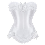 Corset Bustier Top for Women Burlesque Costume Plus Size Princess Corset Top Lace up Satin Corset Black White Purple Pink Cors¨¦