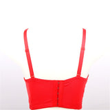 Summer Corset Top To Wear Out Beading Rhinestones Sexy NightClub Party Women Top Push Up Cami Top Bra