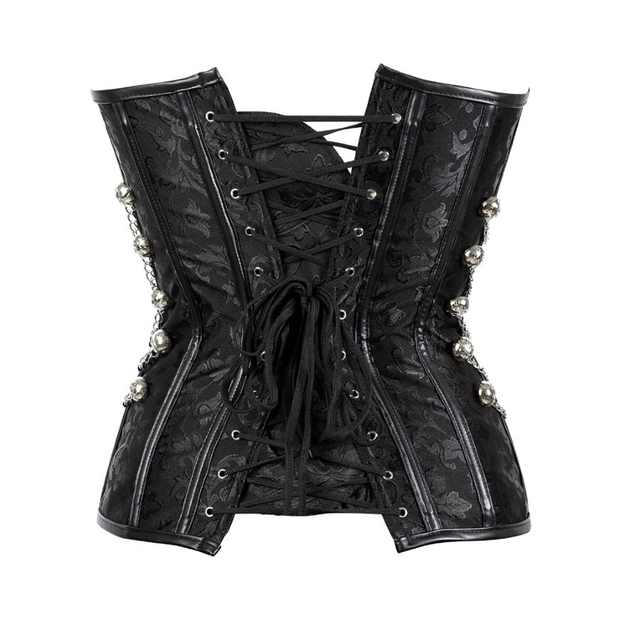Women Steampunk Sexy Floral Overbust Corset Pirate Clothes Spiral Steel Boned Waist Trainer Body Shaper Corset Bustier Lingerie