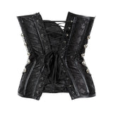 Women Steampunk Sexy Floral Overbust Corset Pirate Clothes Spiral Steel Boned Waist Trainer Body Shaper Corset Bustier Lingerie