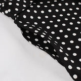 Turn Down Collar Single-Breasted Polka Dot Summer Cotton Shirt Dress Women 50s Rockabilly Vintage Sleeveless Midi Dresses