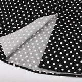Turn Down Collar Single-Breasted Polka Dot Summer Cotton Shirt Dress Women 50s Rockabilly Vintage Sleeveless Midi Dresses