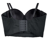 Beading Summer Women Sexy Top Underwear To Wear Out Thin Straps Vest Push Up Bralette Bra Corset Tops