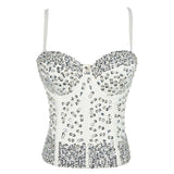 Long Solid Performance Tank Top To Wear Out Autumn Corset Top Sexy Tops Women Bra Push Up Bustier Tops