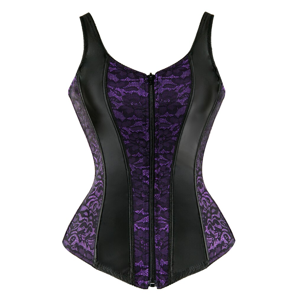 Sexy Satin Straps Corset Cup stripe Spaghetti Showgirl lace up boned Waist Trainer Bustier Plus Size S-2XL Lingerie