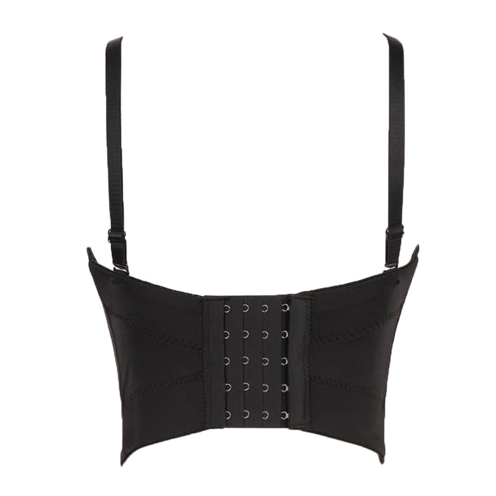 Crop Top To Wear Out Silver-Plated Chain Corset Top Nightclub Sexy Tops Women Bra Push Up Bustier