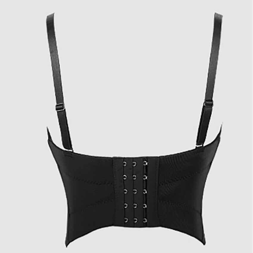 Rhinestone Top Women Camis Cropped Sexy Off Shoulder Corset Crop Top To Wear Out Nightclub Push Up Bustier