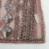 Perspective Mesh Crop Runway O-Neck Sleeveless Short Beaded Sequin Tank Top Party Club Gauze Embroidery Top