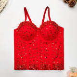 Long Solid Performance Tank Top To Wear Out Autumn Corset Top Sexy Tops Women Bra Push Up Bustier Tops