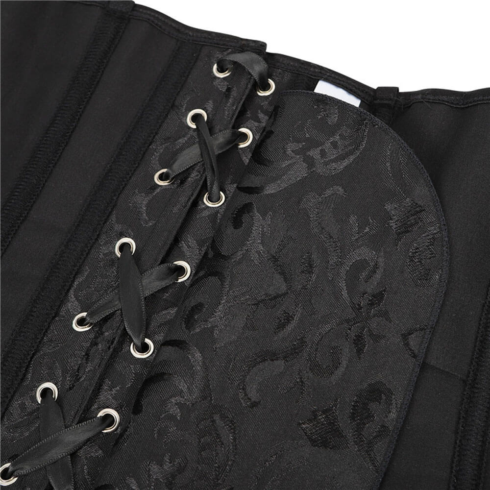 Off shoulder Corset Solid Corsets Overbust Corset Bustier Sexy Lolita Women Girl Outwear Waist Slimming Lace ruffles Gorset
