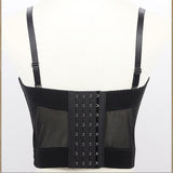 Breathable Woven Fabric Sexy Beading Diamond Top Push Up Bustier Party Corset Camis Crop Top To Wear Out