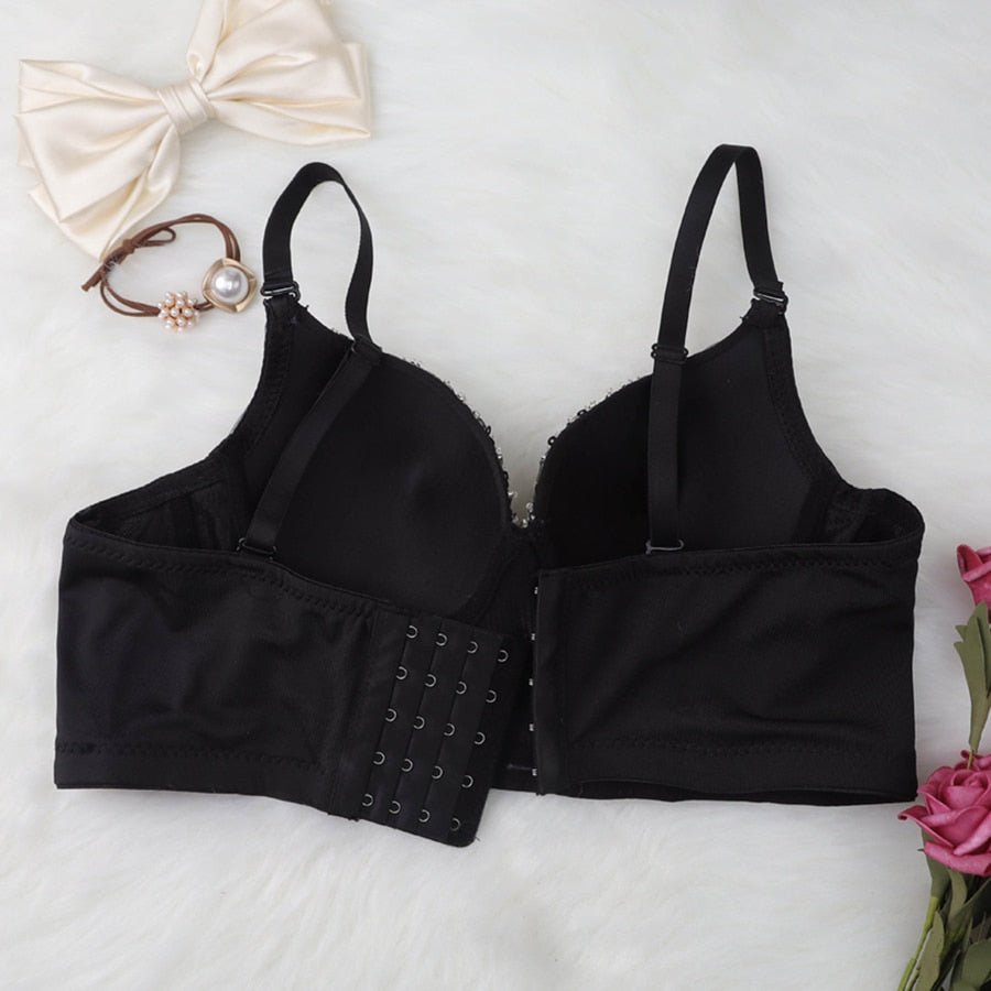 New Cropped With Built in Bra Gold Sequins Party Hot Chick Sexy Women Crop Top Spaghetti Strap Corsets Bustier