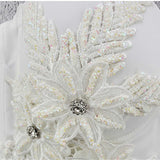 Embroidery Long Corset Sexy Crop Top Women Solid Camis Tops With Built In Bra Push Up Bustier