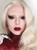 Long Buttery blonde Wave Synthetic Lace Front Wig