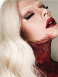 Long Buttery blonde Wave Synthetic Lace Front Wig - FashionLoveHunter