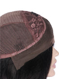 Long Mixed Reddish Purple Ombre Wave Synthetic Lace Front Wig - FashionLoveHunter