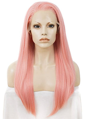 Long Plumeria Rubra Minium Synthetic Lace Front Wig - FashionLoveHunter
