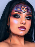 Long Vivianite Dark Blue Straight Synthetic Lace Front Wig