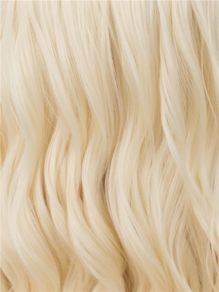 LIGHT BLONDE SPIRAL CURL Synthetic Lace Front Wig
