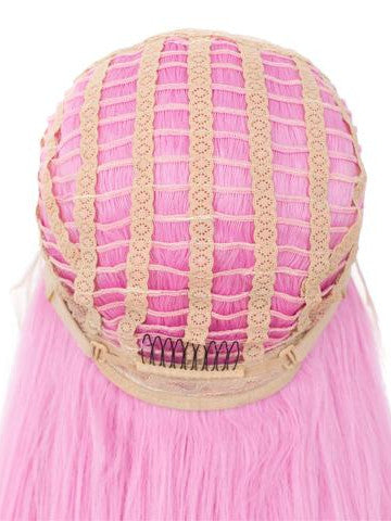 Magic Pink Temperature Activated Changing Synthetic Lace Front Wig - FashionLoveHunter