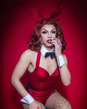 Ginger Red Wavy Synthetic Glueless Bob Lace Front Wigs - Imstylewigs