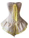 Halloween Steampunk Lace Corset Strapless Dress