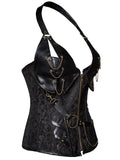 Halloween Steampunk Pirate Leather Corset