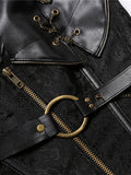 Halloween Steampunk Pirate Leather Corset