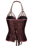 Halloween Steampunk Pirate Leather Corset