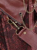 Halloween Steampunk Pirate Leather Corset