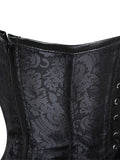 Halloween Steampunk Gothic Leather Halter Corset