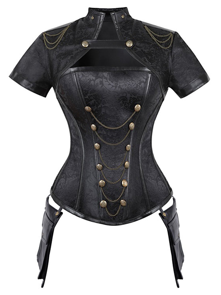 Halloween Steampunk Gothic Shawl Corset