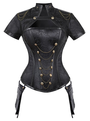 Halloween Steampunk Gothic Shawl Corset