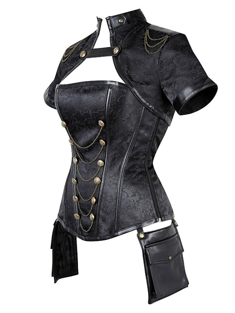 Halloween Steampunk Gothic Shawl Corset