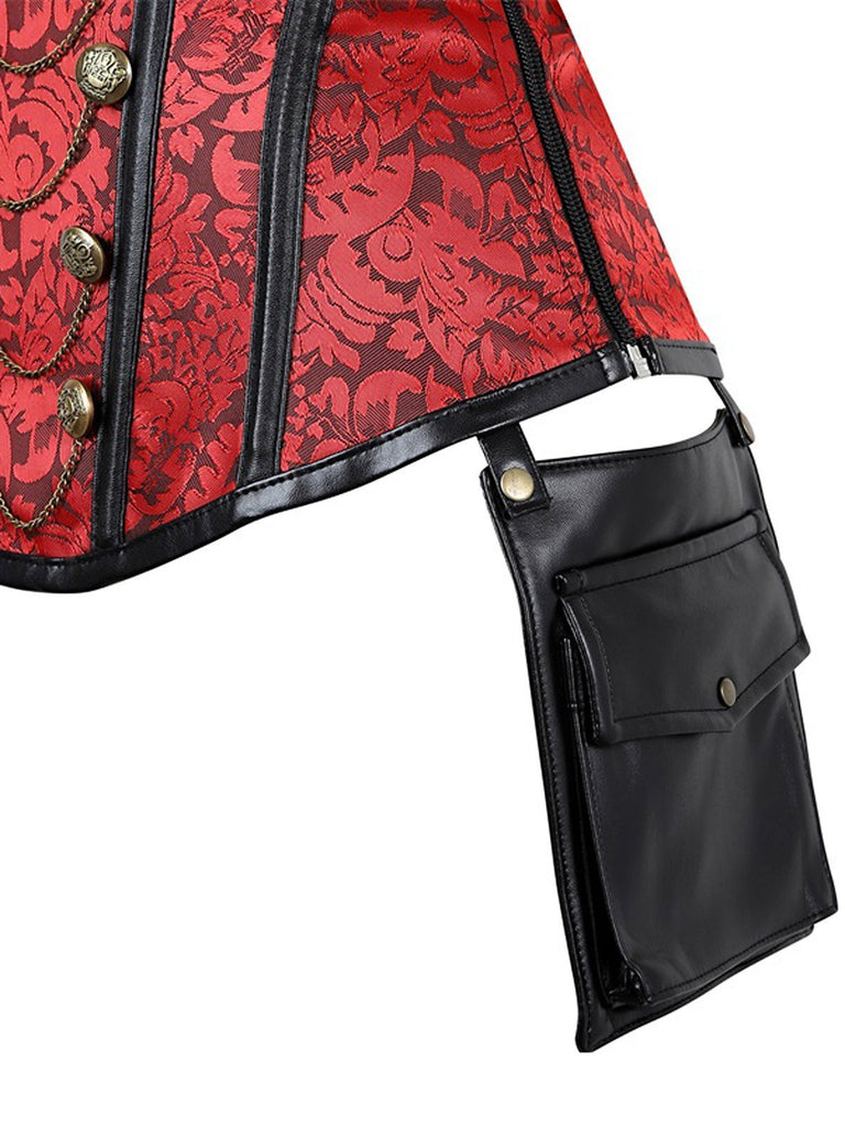 Halloween Steampunk Gothic Shawl Corset
