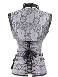 Halloween Steampunk Leather Gothic Corset