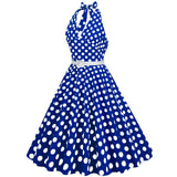 1950s Polka Dot Lace Patchwork Dress