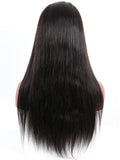 Brazilian Straight Lace Front Human Hair Wigs Non-Remy Pre-Plucked With Baby Hair - FashionLoveHunter