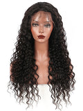 Deep Wave Brazilian Pre-Plucked Hairline Remy Lace Front Human Hair Wig - FashionLoveHunter