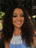 Deep Wave Full Lace Brazilian Remy Human Hair Wig With Baby Hair - FashionLoveHunter