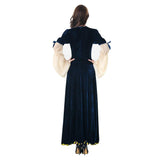 Women Medieval Costume Dress Renaissance Lace Up Victorian Irish Cosplay Retro Gown Long Dress