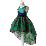 Flower Girls Princess Tutu Dress Print Sleeveless Formal Clothing Dresses