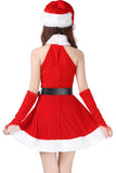 Women Christmas Party Dress Ladies Santa Costume Cosplay Suit